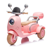 12V Two-seater Kids Ride On Level Up Electric Motorcycle,2wd,Three-wheel Toy W1578P268012