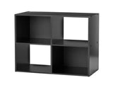 4 Cube Storage Organizer, Black 50402674