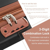Luggage Sets 3 Piece, Expandable Hard shell ABS Suitcases Double Spinner, Travel luggage Set N730P189879A
