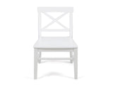 Roshan Farmhouse Acacia Wood Dining Chairs, White 62888.00WHI
