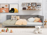 Full Size Wood Daybed/Sofa Bed, Gray 54102946