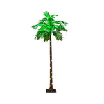 ZUN 6 feet Hawaiian style artificial palm tree with LED lighting 90796181