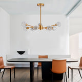 Modern Crystals, 9 Lights Golden for Living Room Bedroom, Dining Room W1340P189548