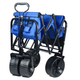 Folding Wagon Garden Shopping Beach Cart W22735630
