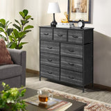 9 drawers, 6 large and 3 small, non-woven storage cabinets, cationic cloth surface non-woven 69134218