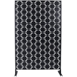Outdoor & Indoor Privacy Metal Privacy 76" H48" W, Freestanding Decorative Privacy W465P193210