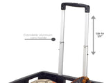 Bin Collapsible Utility Cart, Plastic, Black, 15" x 13" x 14.2" 41709974