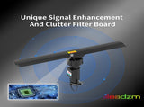 10000 110V 40-860MHz 203dB 350&degRotation UV Dual-band Outdoor Antenna Black 85859072