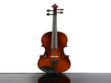 New 1/4 Acoustic Violin Case Bow Rosin Natural 26585727