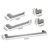5- Piece Bathroom Hardware Set W928P147484