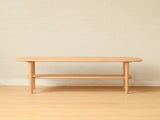Center table Low Table 100% solid wood Top plate Desk Coffee table Width 120 x Depth 40 x Height 42 W1283P298068