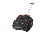 Rolling Tool Backpack, 110 lbs Capacity 45 Pockets Roller Tool Bag on Wheels 09205972