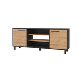 ZUN Washington TV Stand 7 Cubby for TVs Up to 65'' B128P148842