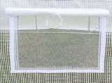 9.8' x 6.6' x 6.6' Plastic Greenhouse Cover Replacement, Heavy Duty Waterproof Tarp for Hoop House, W2225142625