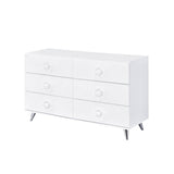 ZUN White 6-Drawer Dresser B062P209048