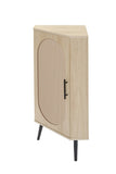 Corner cabinet ,Rattan door,Freestanding Corner Tables For Small Spaces, Corner Shelf Stand For W688P160490