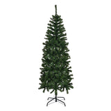 ZUN 6 FT Pre-lit Artificial Pencil Christmas Tree, Hinged Xmas Pine Tree with 400 Branch Tips, 210 20022632