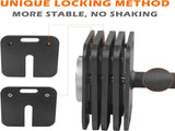 Adjustable Single Dumbbell Or Dumbbells Single Single 80LB Square Dumbbell 9 in 1 Free Weights for 08242124