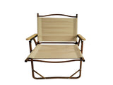 Comfy Foldable Portable Chair with Armrests Aluminium Frame, Travel Kermit Chair Easy to Fold W495107781