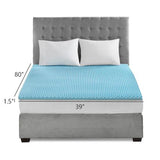 All Season Reversible Hypoallergenic 1.5" Cooling Mattress Topper B03595121