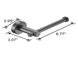 Bathroom Hardware Set, Thicken Space Aluminum 3 PCS Towel bar Set- Gun Grey 16-27 Inches Adjustable 10204461