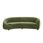 ZUN 92.13 Inch Modern Design Curved Shaped Sofa Couch for Living Room,Upholstered Fabric 4-Seat Sofa No W2582P231488