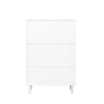 ZUN Shoe Cabinet, Free Standing Tipping Bucket Shoes Storage Cabinet with 3 Flip Drawers, Narrow Shoe W1778132463