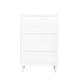 ZUN Shoe Cabinet, Free Standing Tipping Bucket Shoes Storage Cabinet with 3 Flip Drawers, Narrow Shoe W1778132463