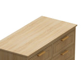 4 Drawers Rattan Cabinet,for Bedroom,Living Room,Dining Room,Hallways,Easy Assembly W75784351