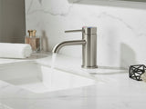Single Handle Bathroom Faucet Lavatory Faucet Stainless Steel Single Hole-T10, Brushed NickelUnable 33582304