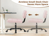 Height Adjustable Office Desk Chair, Low-Back Lumbar Support Rolling Work Swivel Task Chair with 30854409