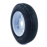 2x 5.30-12 Trailer Tires on 12" 4 Lug P811 1050 LBS Width4" 04058041