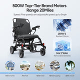 21" Lightweight Carbon Fiber Electric for Adults, 20 Miles Long Range Motorized 11396368