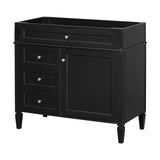 ZUN 36'' Bathroom Vanity without Top Sink, Modern Bathroom Storage Cabinet with 2 Drawers and a Tip-out N710P177300B