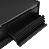 Modern Rectangle Coffee Table with 4 Drawers and 2 Display Shelves, 47.2" Wood Coffee Table with 34248855