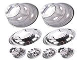 Stainless Steel Dual Wheel Simulator Covers Fit for 2003-2018 Replacement for Dodge Replacement for 35433719