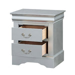 ZUN Platinum 2-drawer Nightstand B062P189256