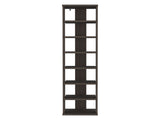 Shoe Rack, Gray Walnut, 7 Shelves B097P369416