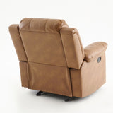 Charlotte Saddle Leather Gel Glider Recliner B050P322573