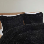 ZUN King/Cal King Shaggy Long Fur Comforter Mini Set B03595935