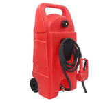 ZUN 25 Gallon Gas Caddy With Wheels, Fuel Transfer Tank Gasoline Diesel Can,Fuel Storage Tank For 61818451