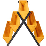 3 Tiers Wooden Vertical Raised Garden Bed with Legs,Brown Planter Raised Beds Kit for Flowers Herbs W465P196748