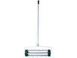 Lawn Aerator, Heavy Duty Rolling Lawn Aerator, Garden Yard Rotary Push Lawn Aeration with Steel 39005271