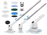 Electric Spin Scrubber, 450RPM Cordless Power Scrubber with Adjustable Handle 8 Heads Shower 68236012