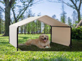 4*4*3.3FT Dog Tent for Large Creamy white 30312718