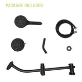 Multi Function Dual Shower Head - Shower System with 4.7" Rain Showerhead, 8-Function Hand Shower, W124362274