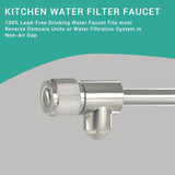 ZUN Purifier Kitchen Faucet Drinking Water Faucet, Pull Down Water Filter Kitchen Sink Faucets W1932P148113