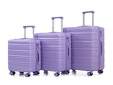 HIFINE TOURIST 20"/24"/28" 3 pcs/set in ABS Spinner Wheel Luggage, Carry on Suitcase, Matching W2787P342136