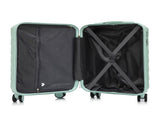 14"/20" 2 pcs/set in ABS Spinner Wheel Luggage, with Combination Lock,14" Cosmetic Case W2787P337449