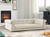 Elegant Rectangle Pet Bed for Medium and Large Dogs, Durable Elevated Dog Sofa Bed, Comfortable Dog W487P189543
